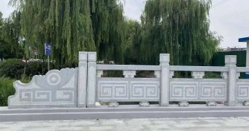 南通 芝麻灰桥栏杆、河道栏杆安装效果