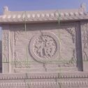 南通 芝麻白花岗岩屏风，照壁，影壁