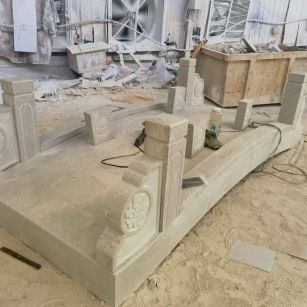 南通 芝麻灰火烧面石桥-拼装