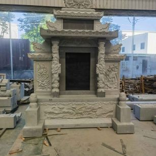 南通 芝麻灰高档墓碑、土墓，一套也支持定做