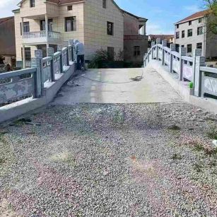 南通 芝麻灰花岗岩桥栏杆