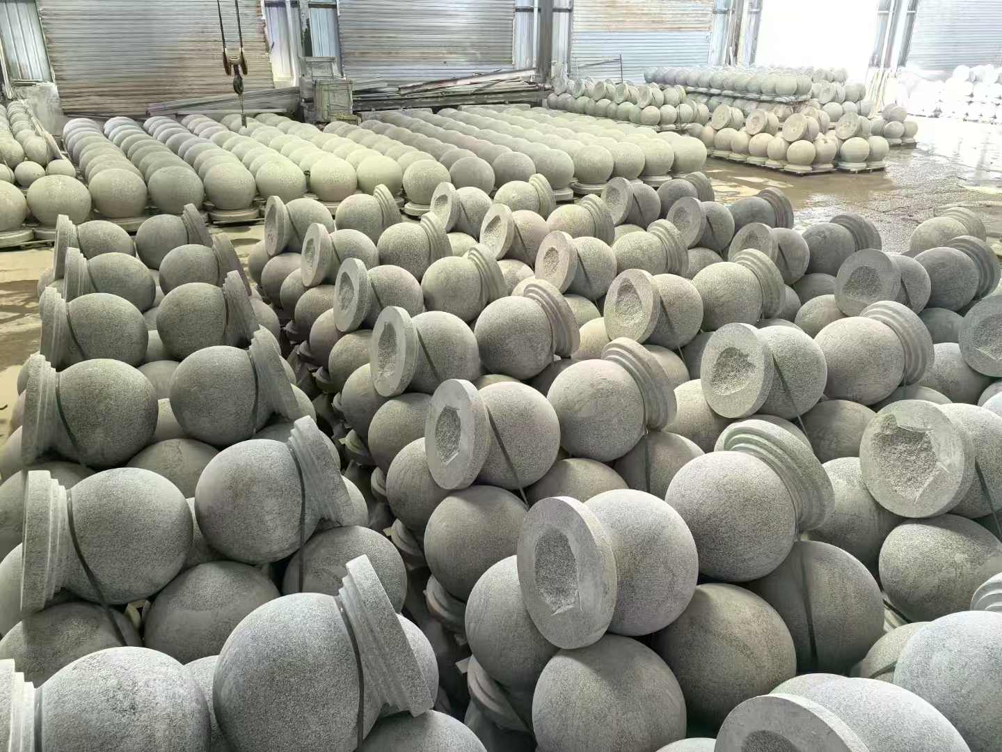 南通石材挡车球