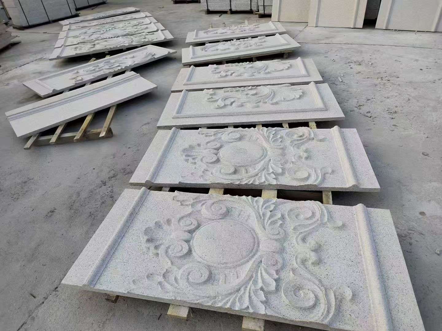 南通 芝麻白干挂雕花板