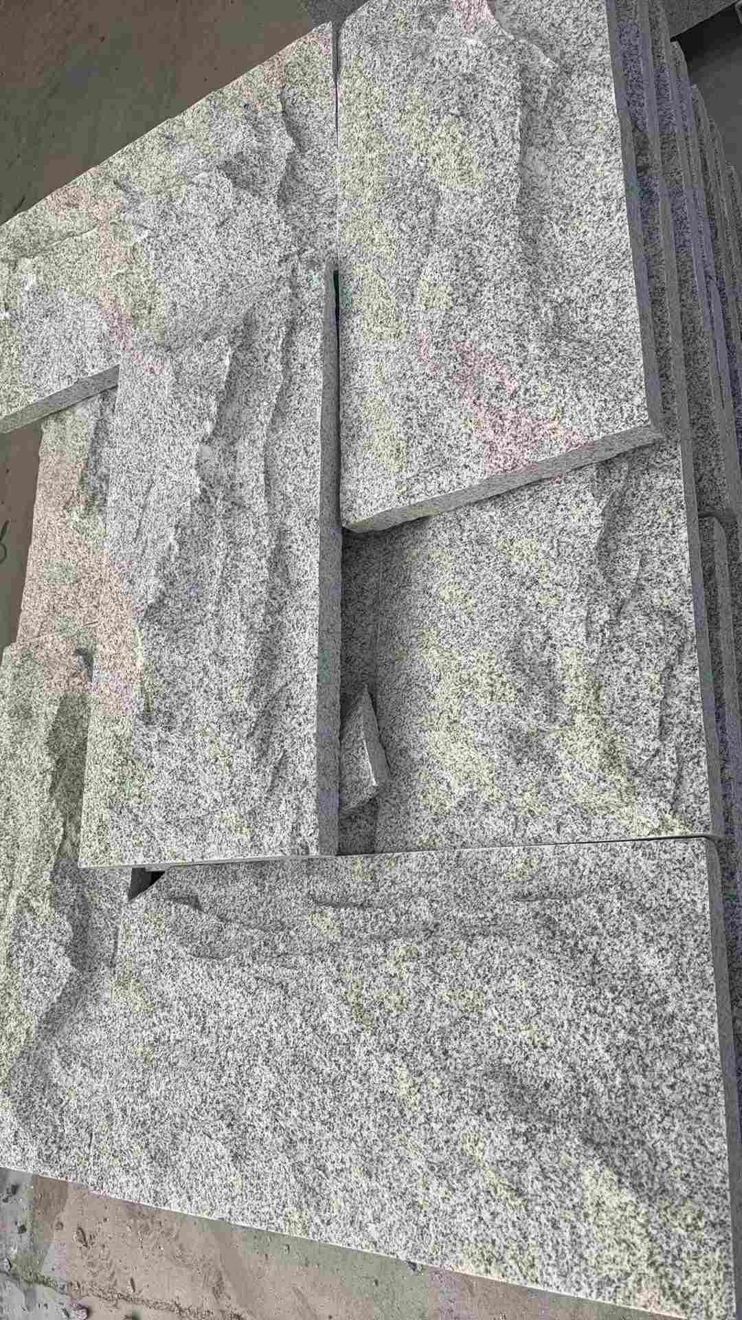 南通 芝麻白自然面花岗岩成品板