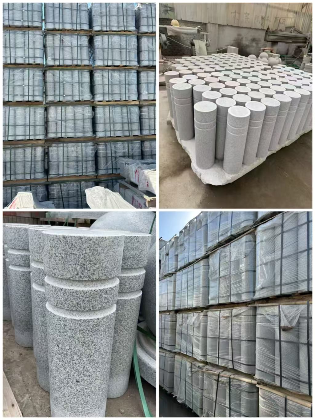 南通 芝麻白花岗岩挡车柱、隔离柱多少钱