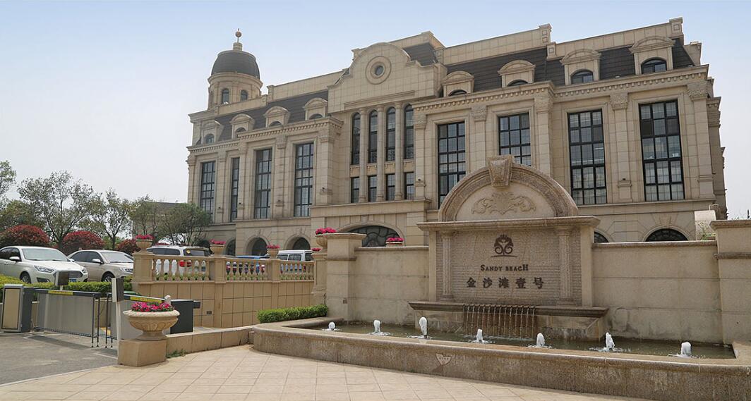 南通花岗岩黄金麻建筑外墙干挂案例