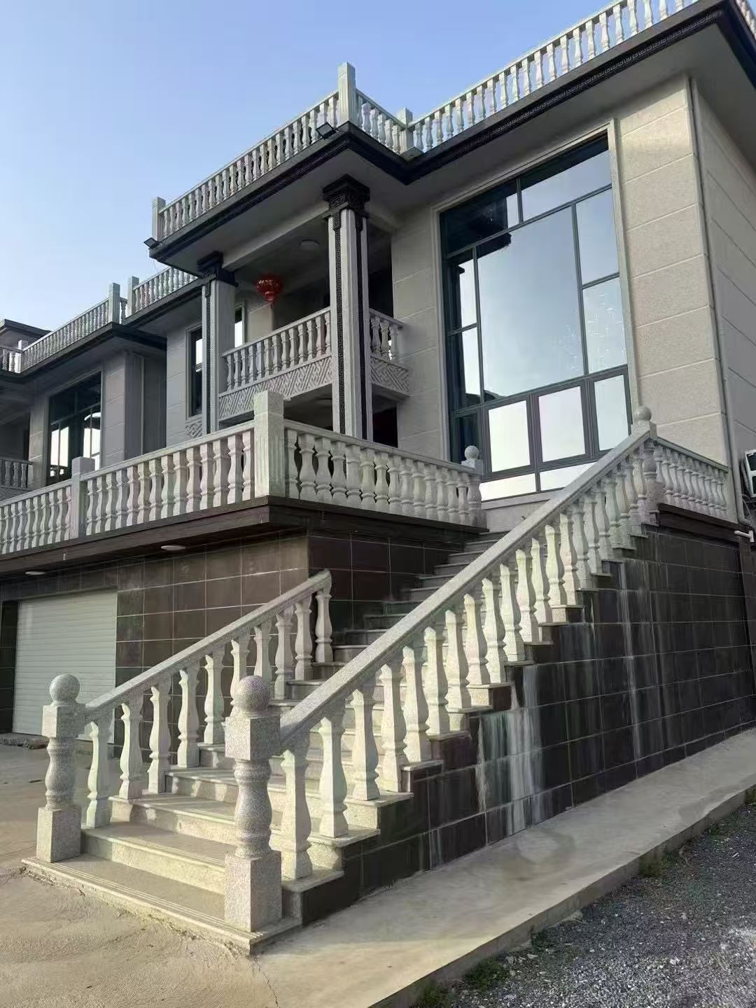 南通 芝麻白别墅阳台栏杆，楼梯栏杆