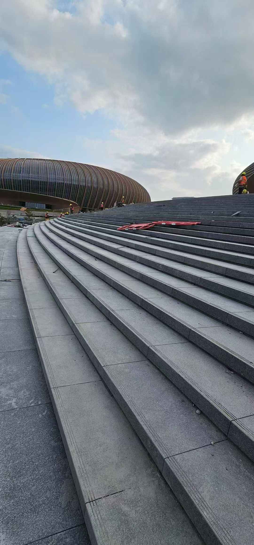 南通 弧形整石台阶铺装效果图