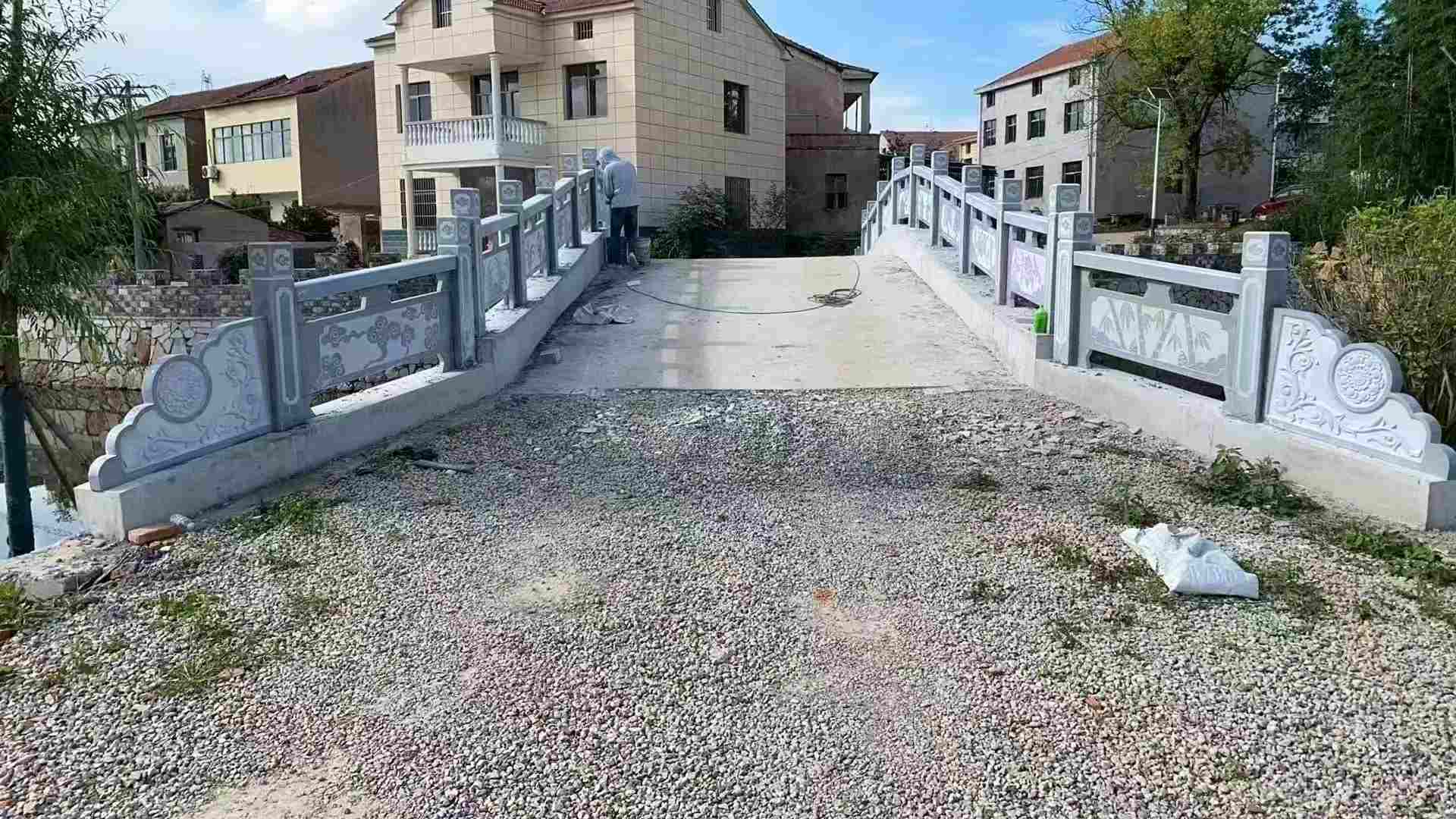 南通 芝麻灰花岗岩桥栏杆